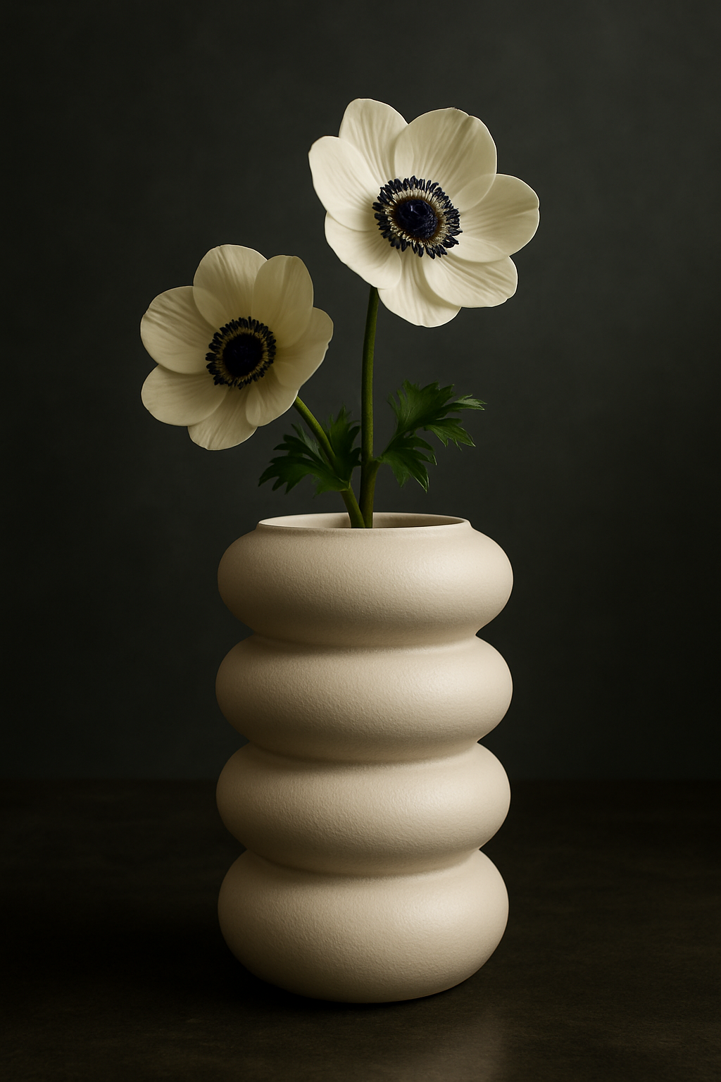 Jarron Cerámica Harmony In White