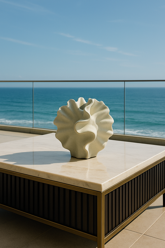 Florero Jarron De Cerámica The Wave