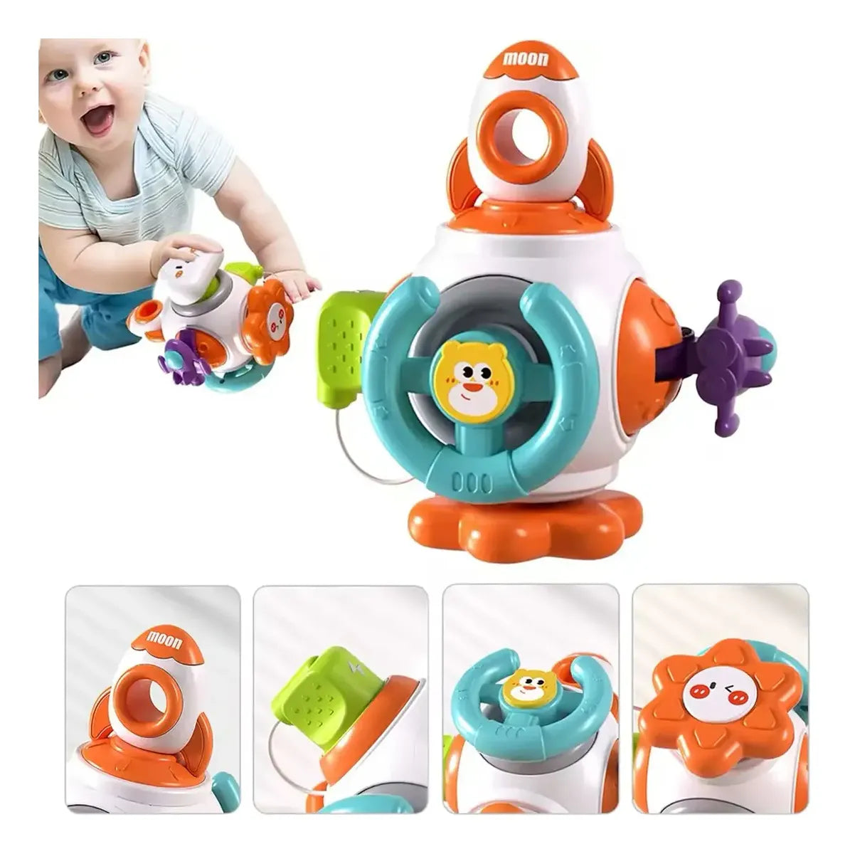 Box Juguetes Sensoriales Para Bebe - Mundo