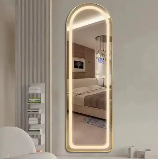 Espejo Aura LED – Pedestal 160 × 50 cm
