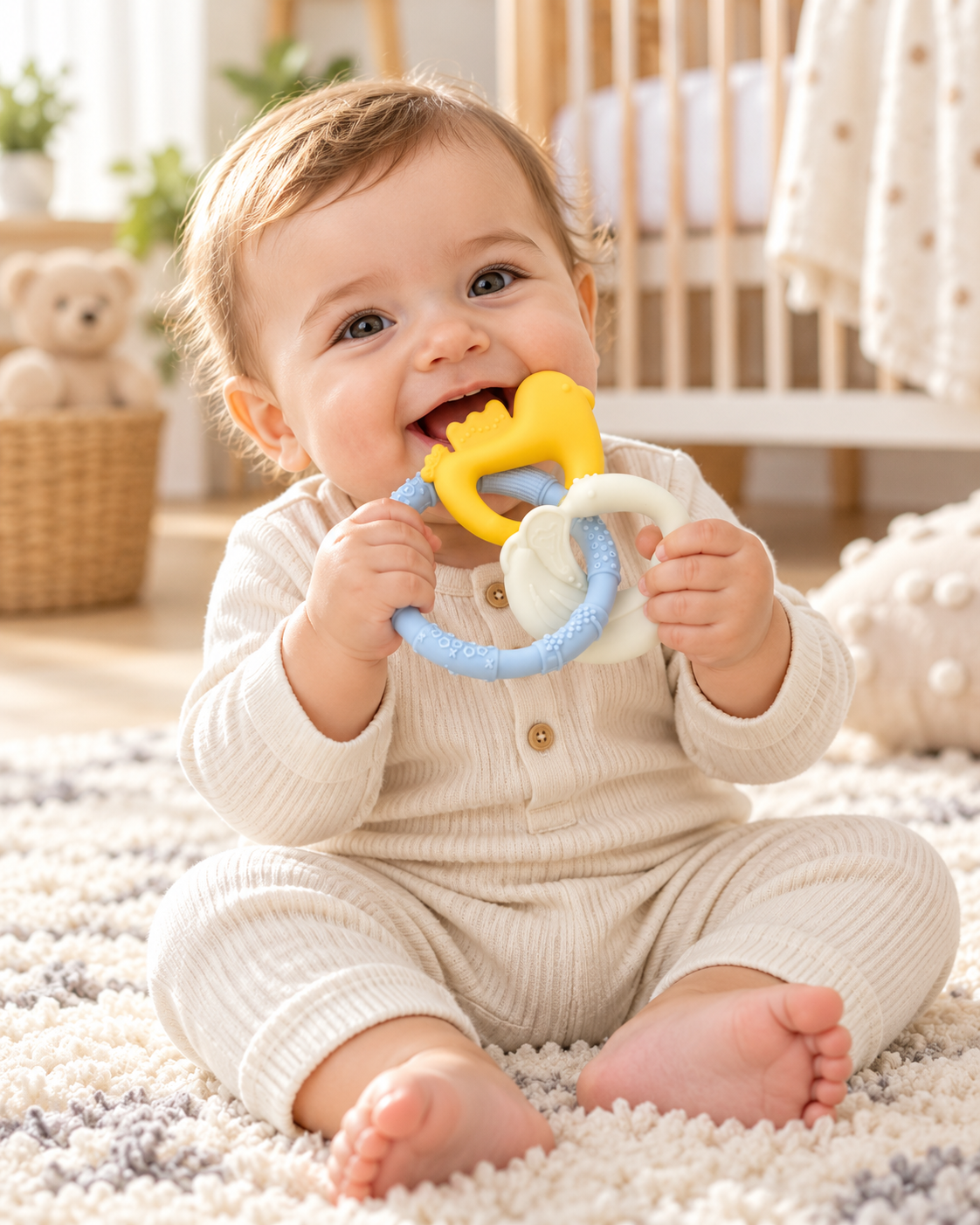 Box Juguete Sensorial Estimulacion Temprana Dentición Bebe